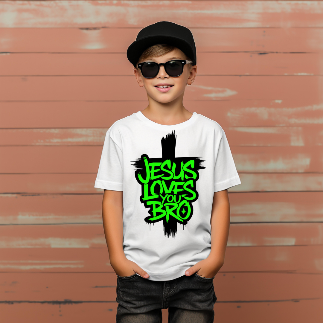 Jesus Loves You Bro DTF Transfer