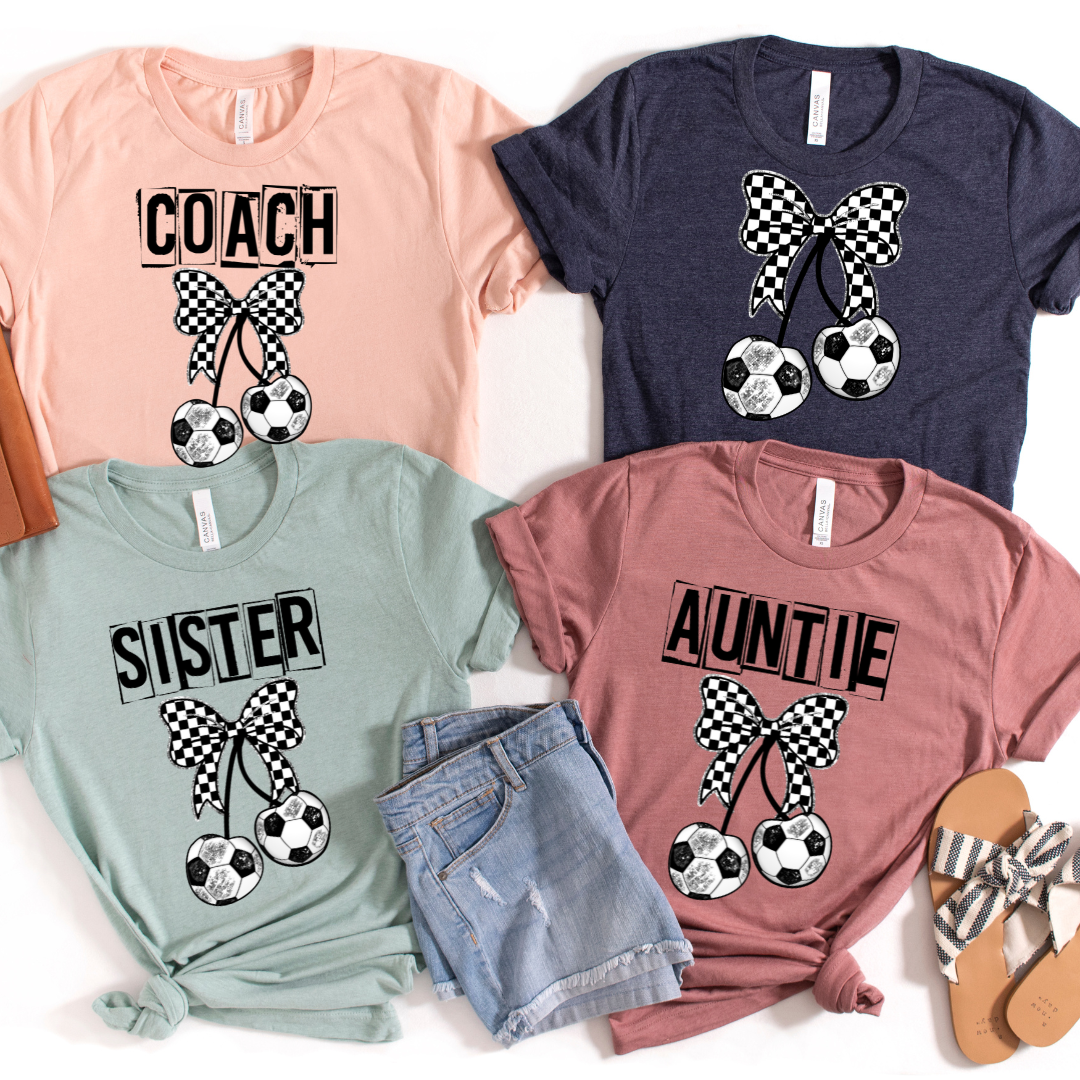 Soccer Cherries DTF Transfer