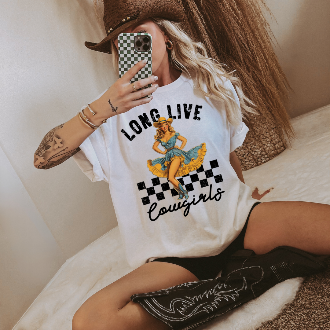 Long Live Cowgirls DTF Transfer