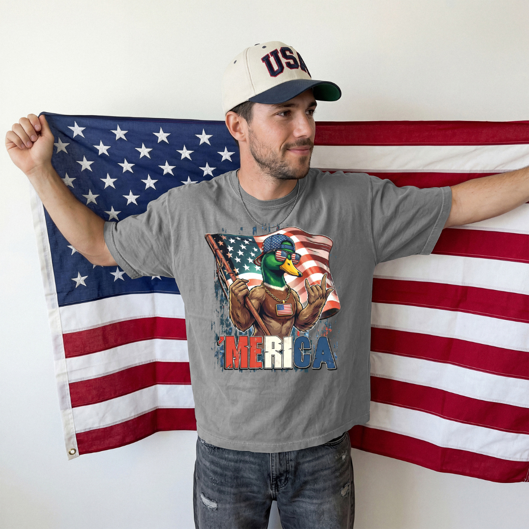 Merica Duck DTF Transfer