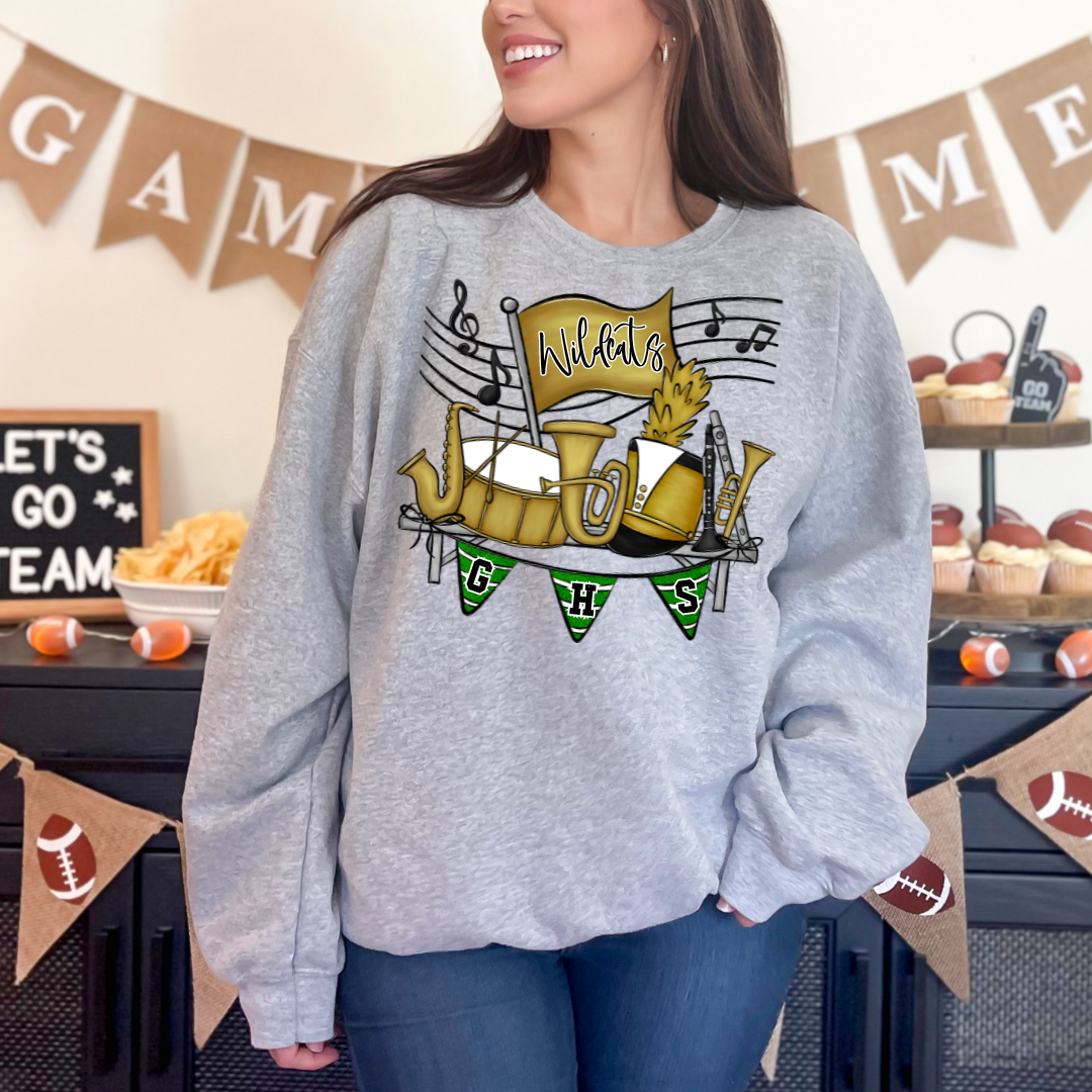 *Custom Marching Band Mascot DTF