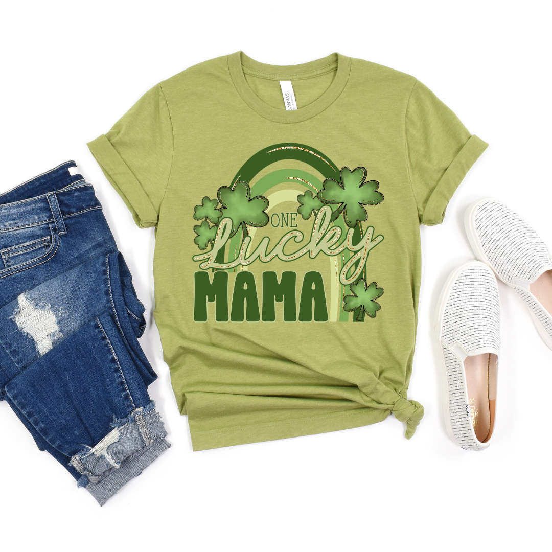 One lucky Mama DTF Transfer