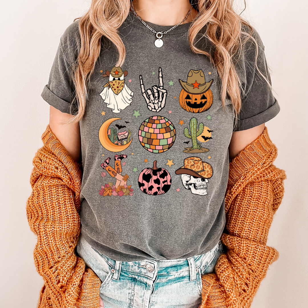 Halloween Disco DTF Transfer