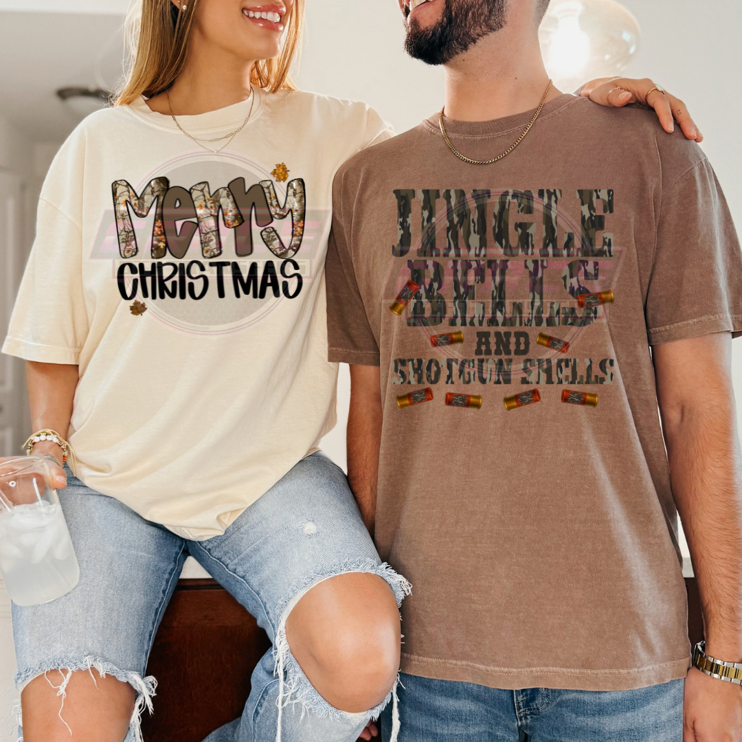 Camo Christmas DTF Transfer