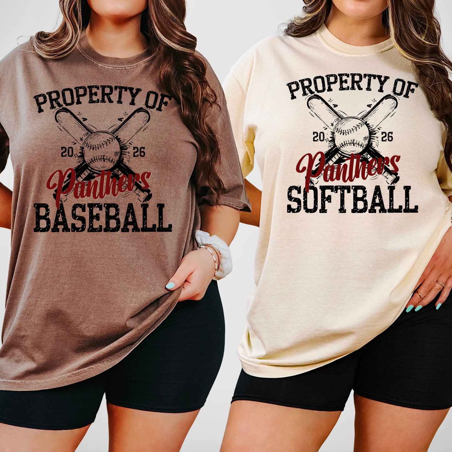 Property Of Baseball/Softball DTF Transfer