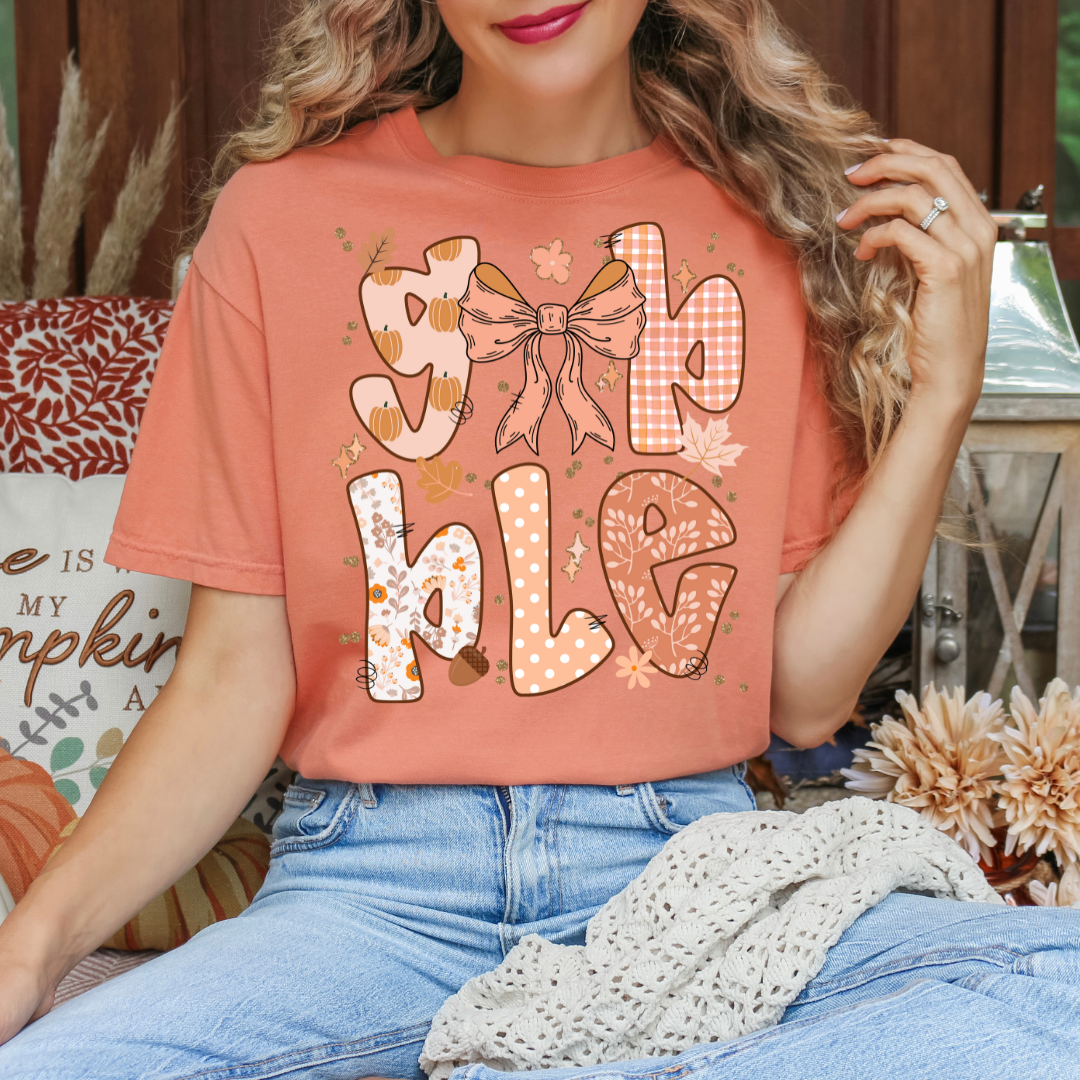 Gobble Word Art DTF Transfer