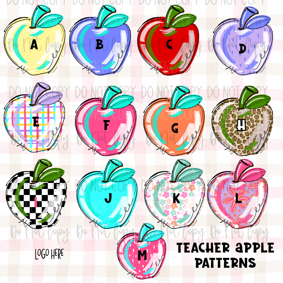 *Patterned Nursing Elements DTF Transfer