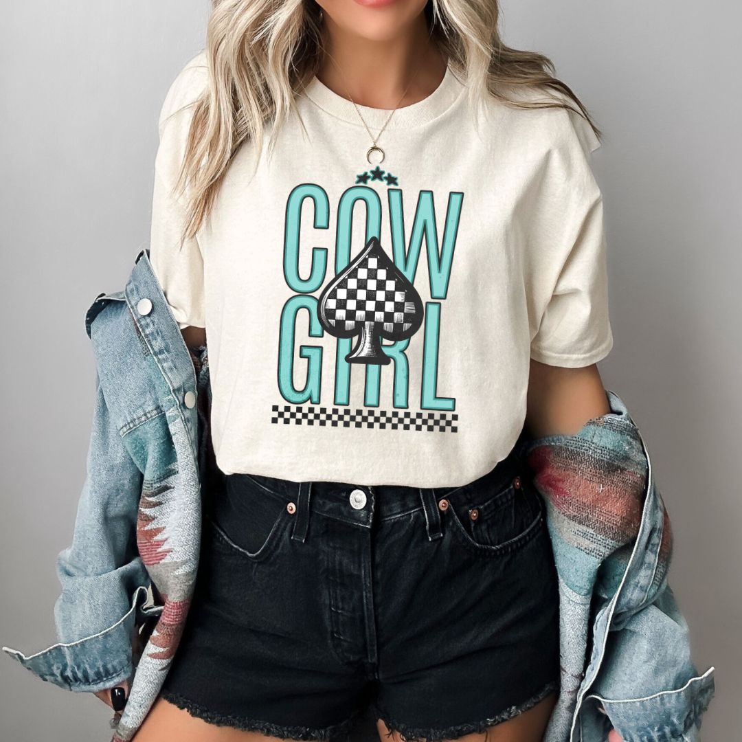 Cowgirl Spades DTF