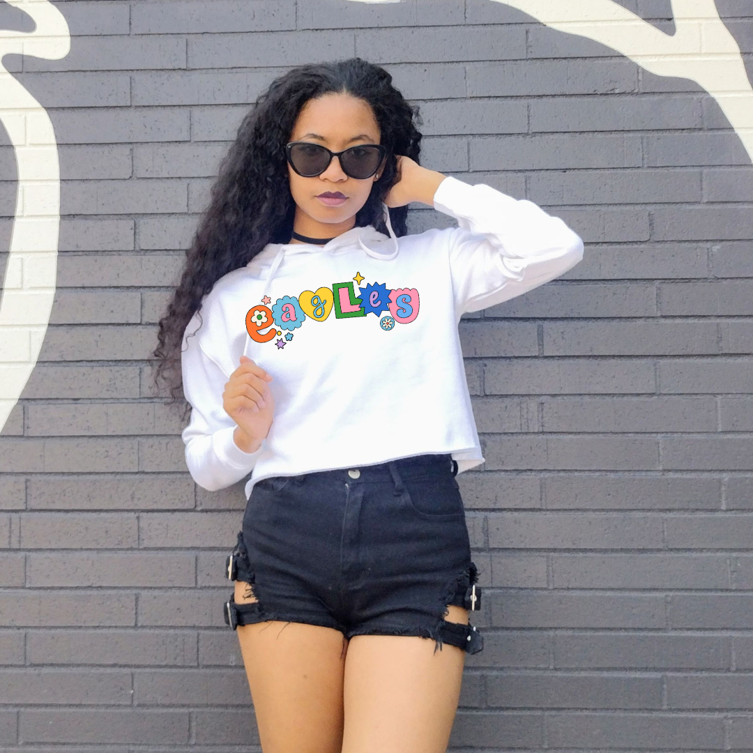 Eagles Doodle Letters DTF Transfer