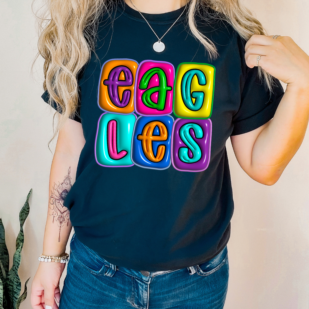 Eagles Inflated DTF Transfer