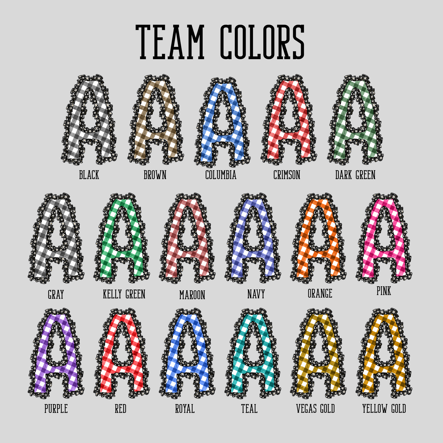 Daisy Ruffle Mascot Custom DTF Transfer