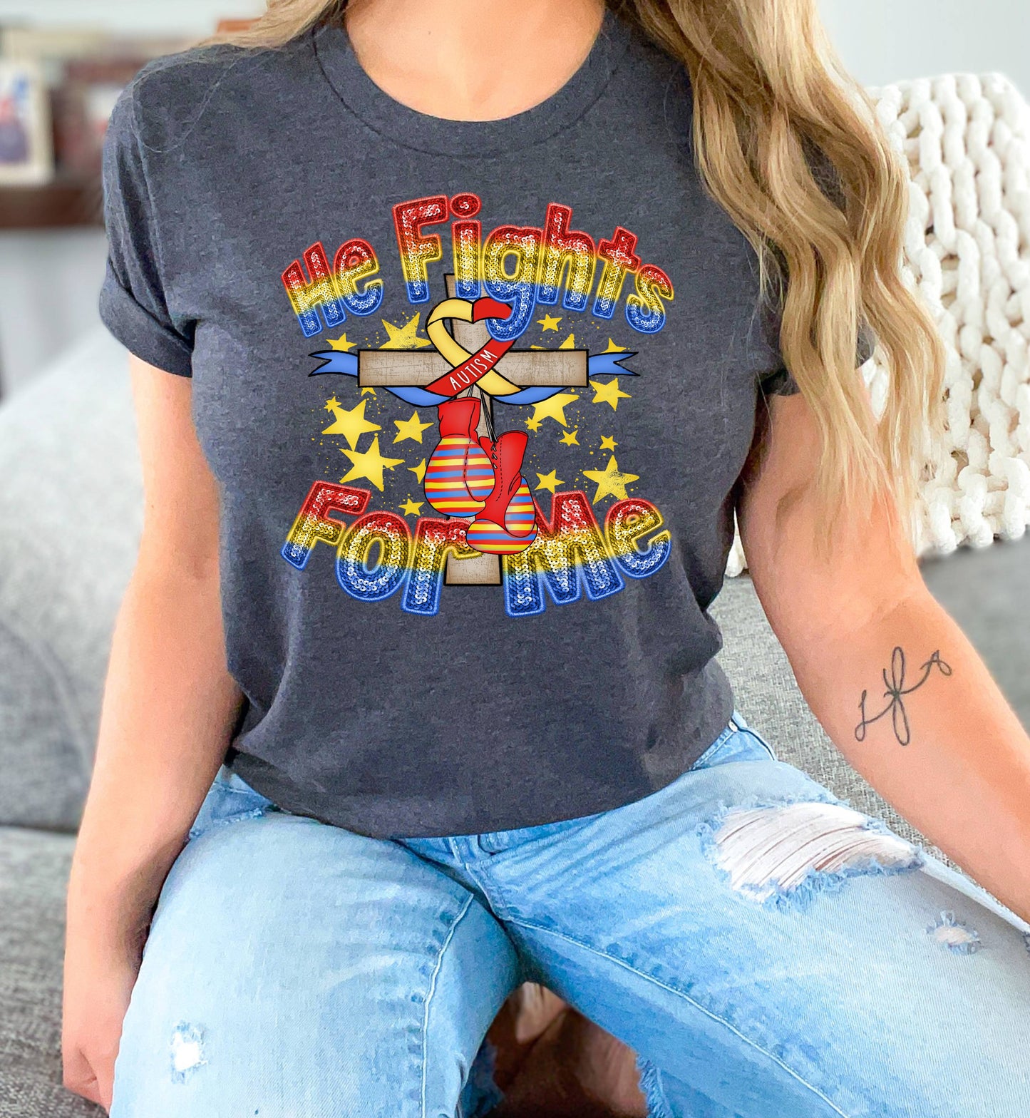 He Fights For Me DTF