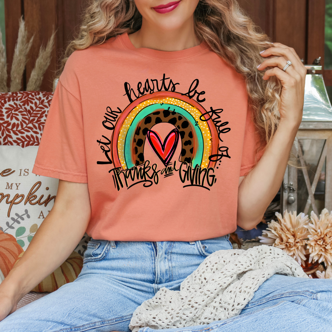 Let Our Hearts Be Full DTF