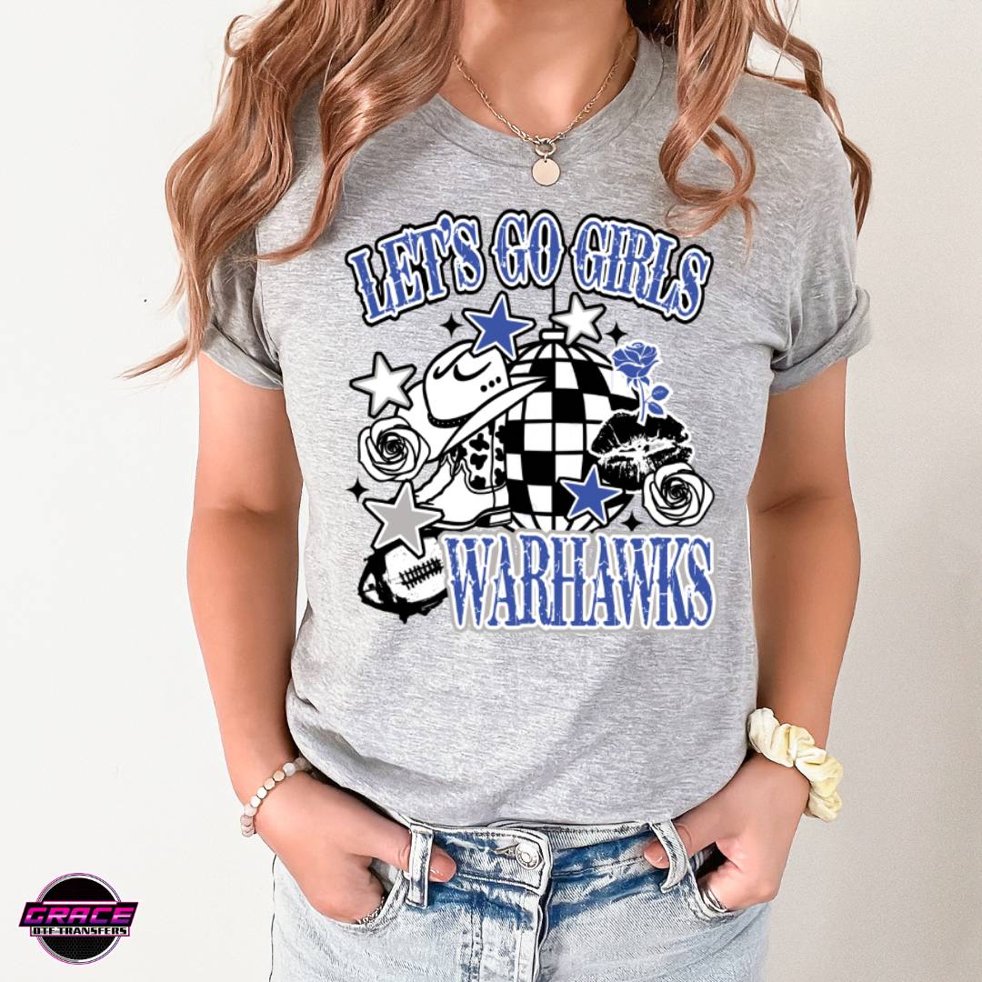 Let'S Go Girls Warhawks DTF