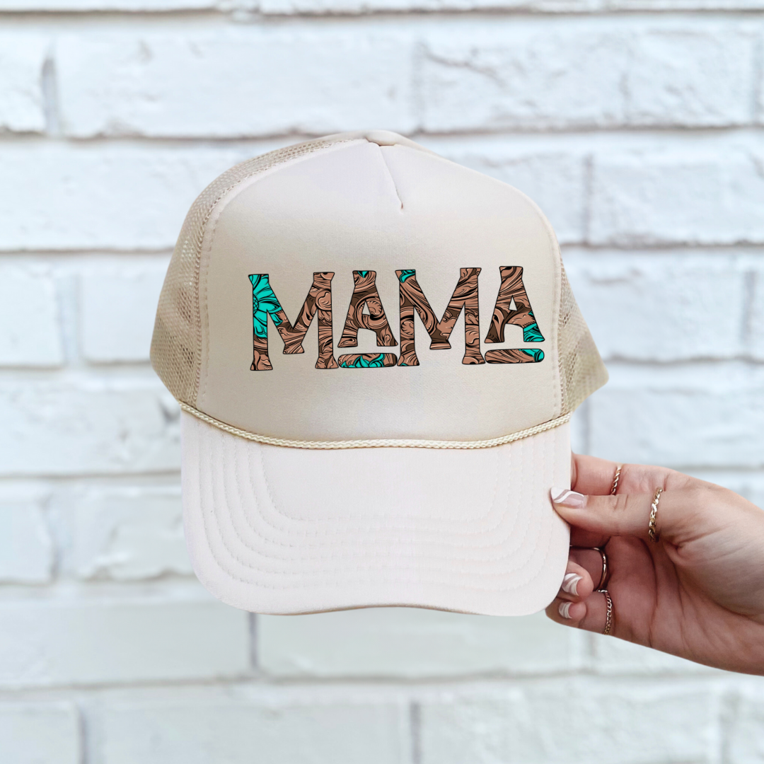 Mama Embellished Hat Patch DTF