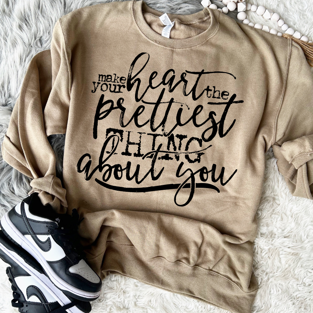 Pretty Heart DTF Transfer