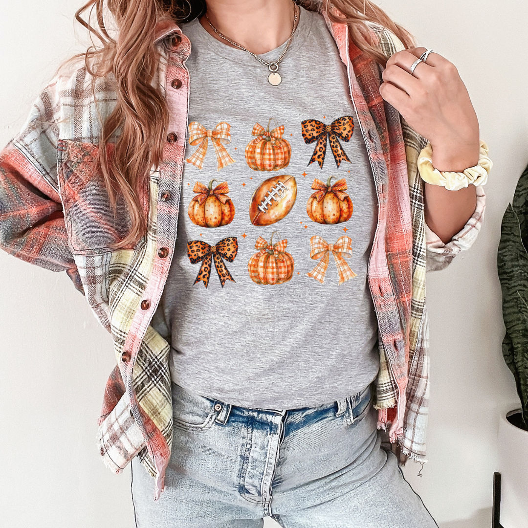 Pumpkin Football Collage DTF