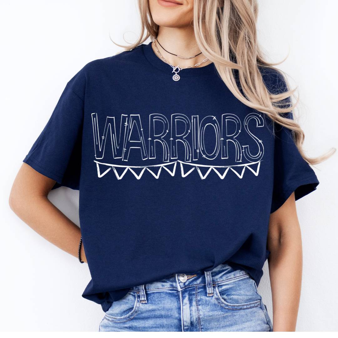 Sketchy Doodle Warriors DTF