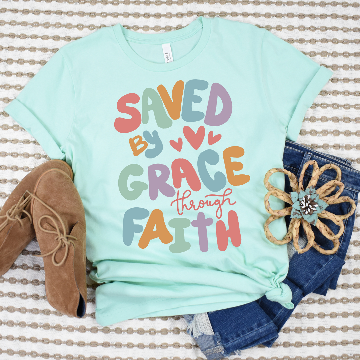 Saved By Grace DTF Transfer