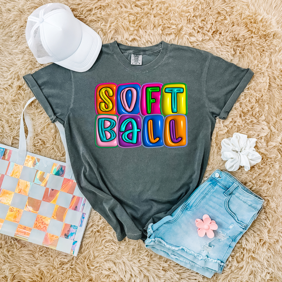 Soft Ball Inflated DTF Transfer