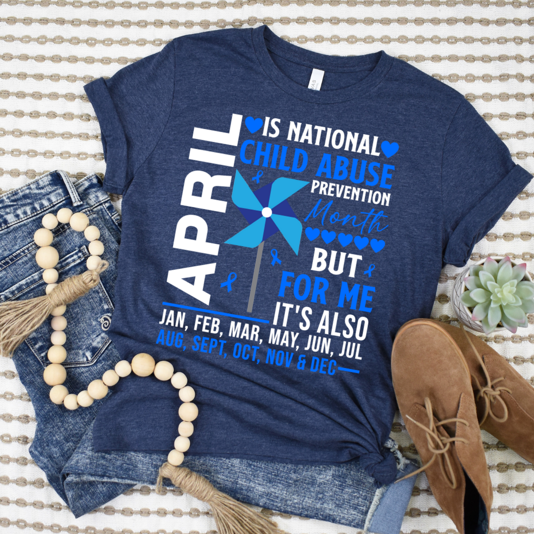 Child Abuse Prevention Pinwheel DTF