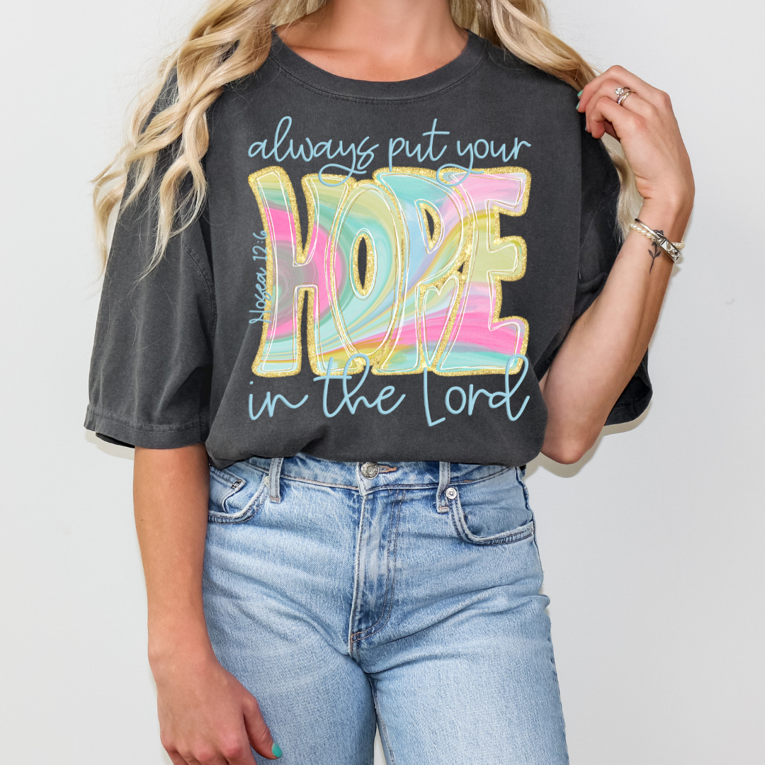 Put Your Hope In The Lord DTF Transfer