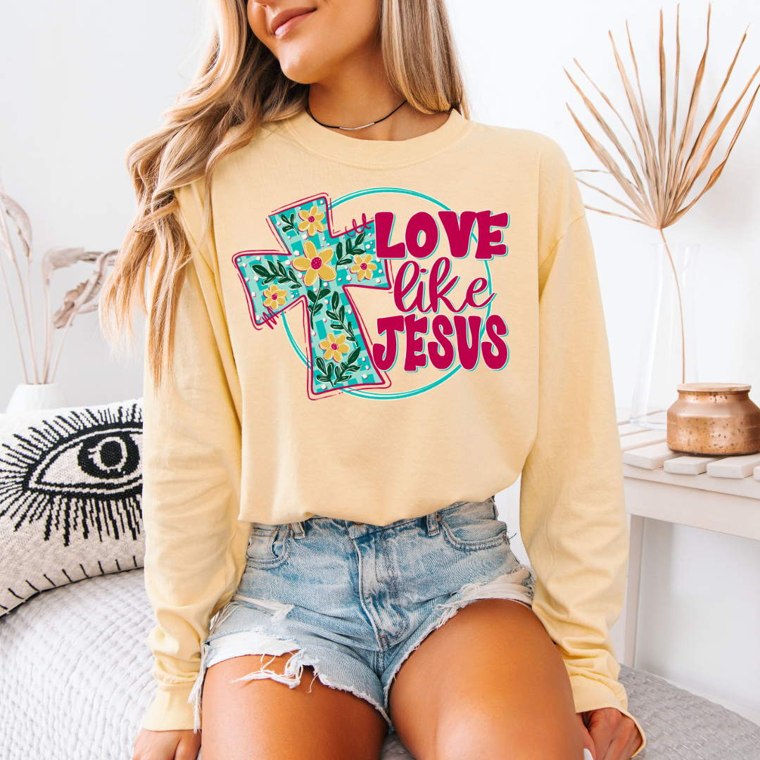 Love Like Jesus DTF Transfer