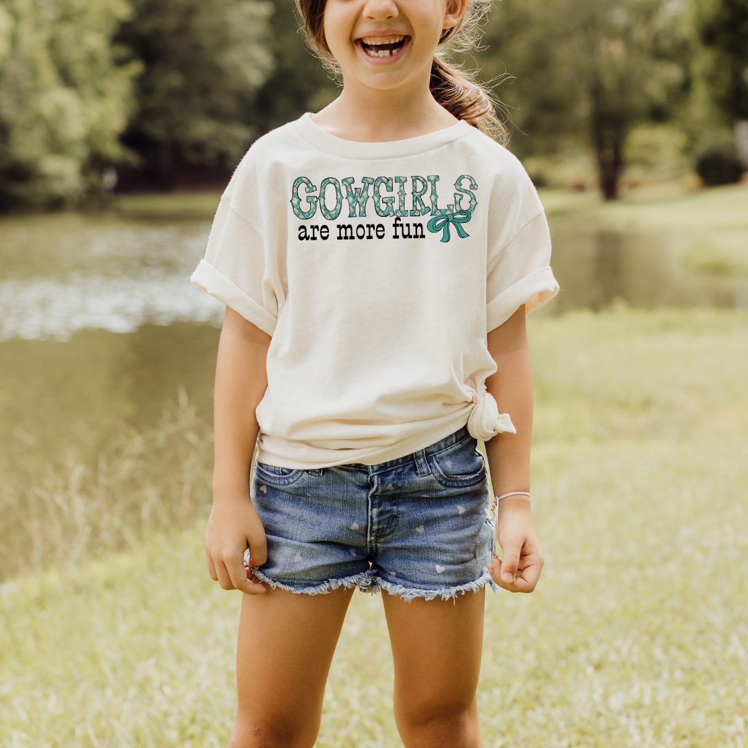 Cowgirls Are More Fun DTF Transfer