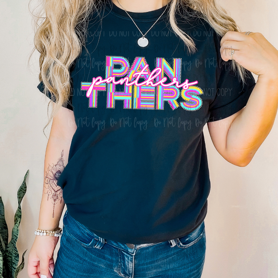 *Custom 90's Neon Vibe Mascot