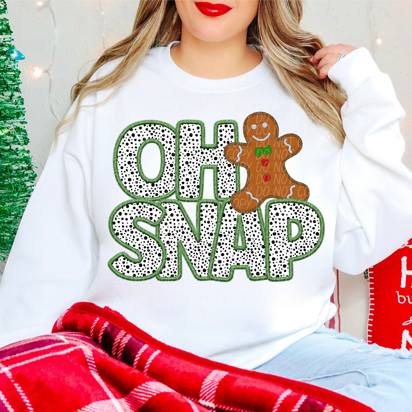 Oh Snap Green DTF