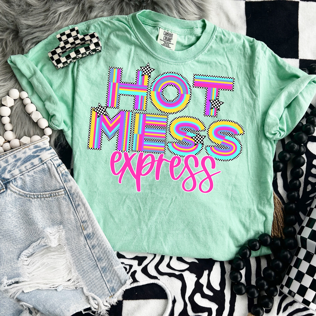 Hot Mess Express 90's Vibe DTF Transfer
