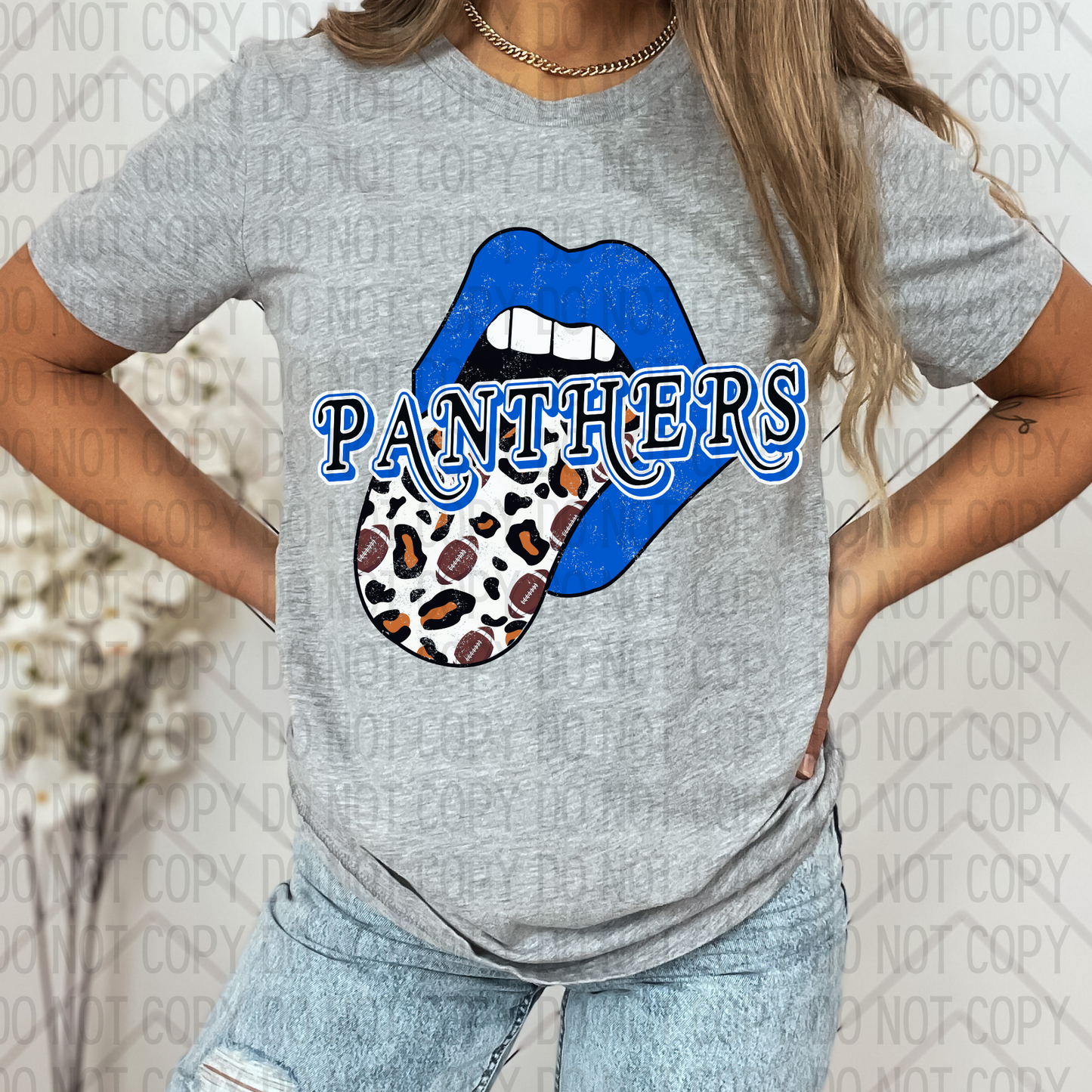 Panthers Leopard Tongue DTF