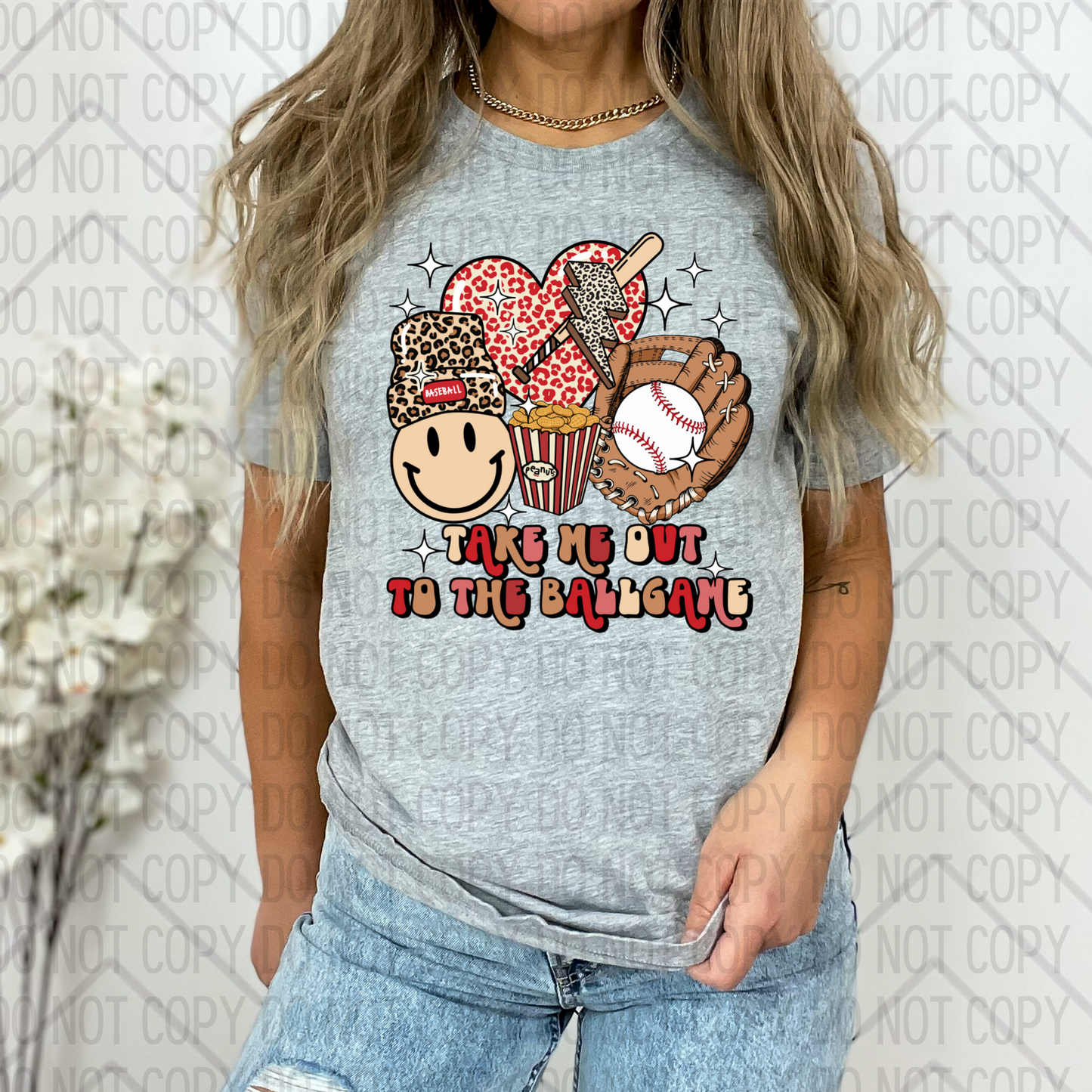 Take Me Out To The Ballgame Snacks DTF