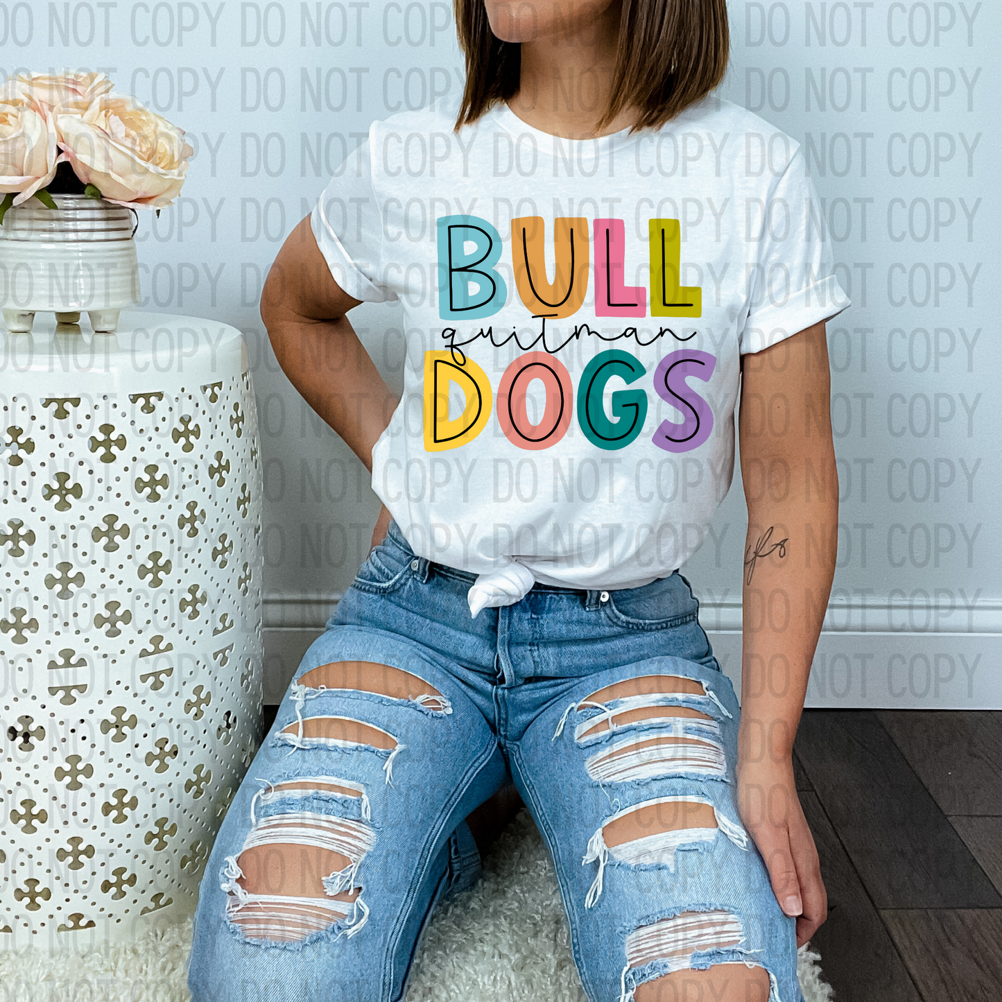Pastel Bulldogs DTF
