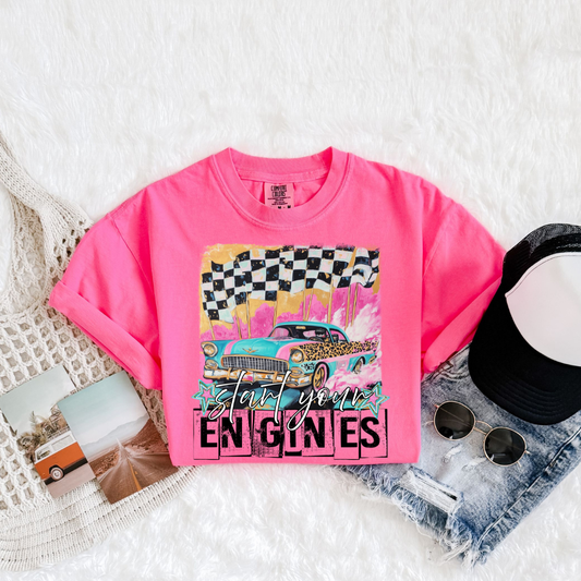 Start Your Engines DTF Transfer