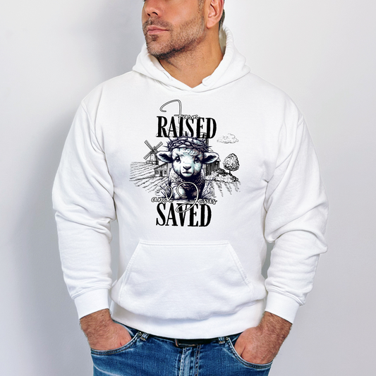 Farm Raised and Jesus Saved DTF