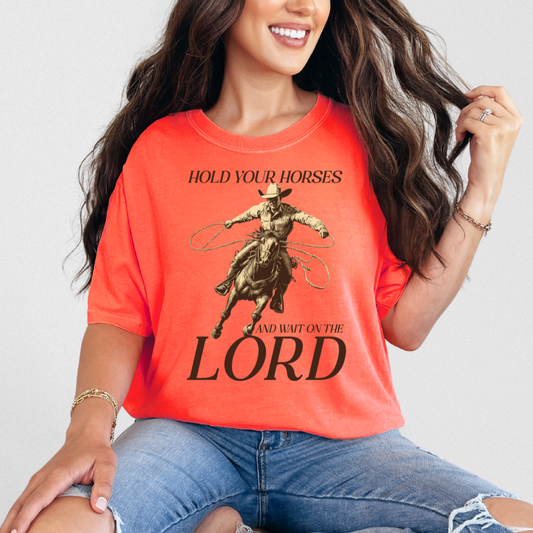 Hold Your Horses and Wait DTF Transfer