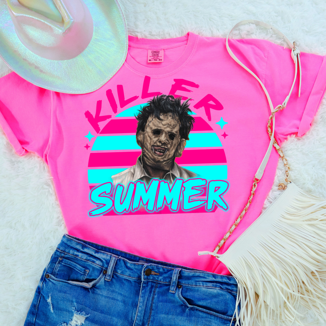 Killer Summer Face Guy DTF Transfer