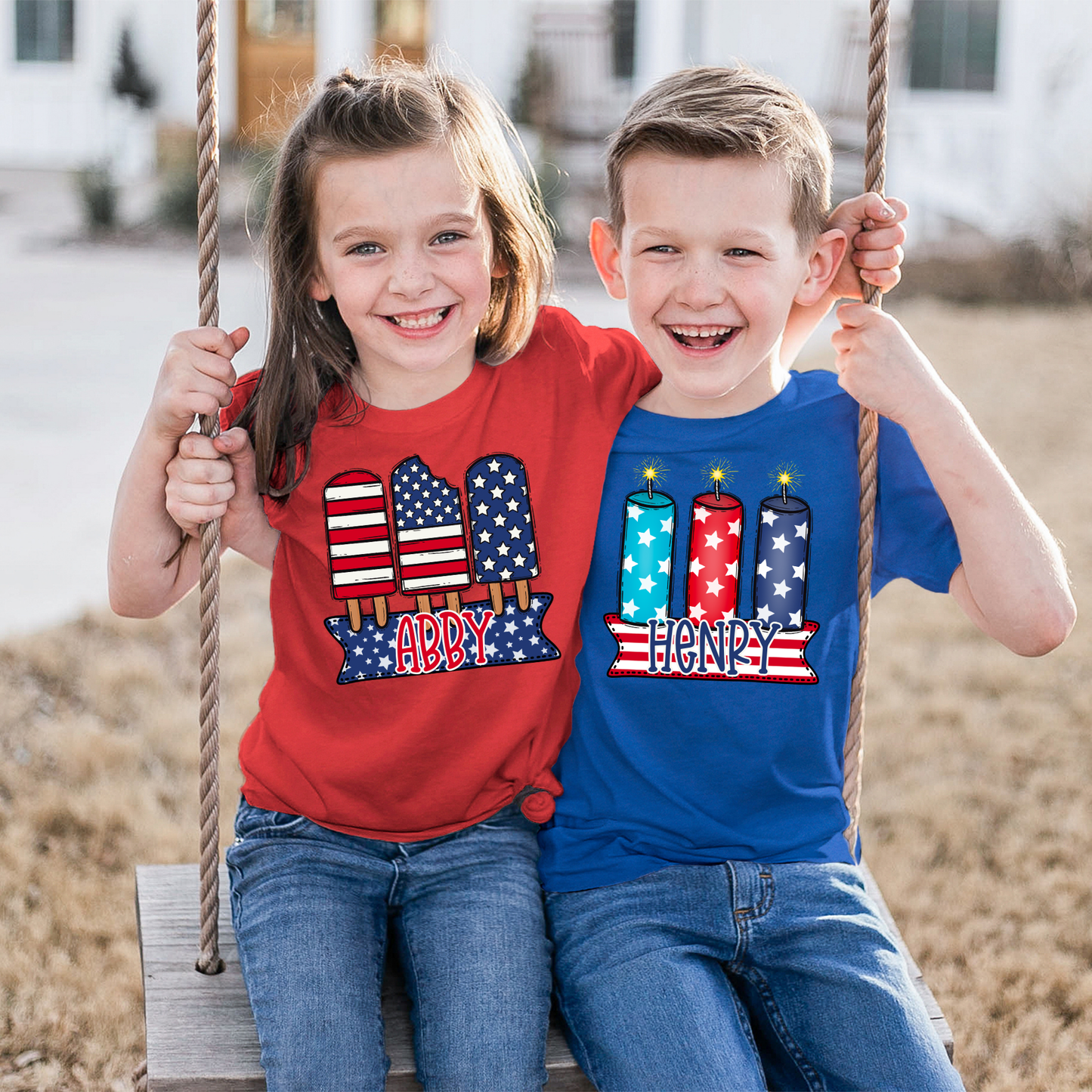 USA Name Frames DTF Transfer