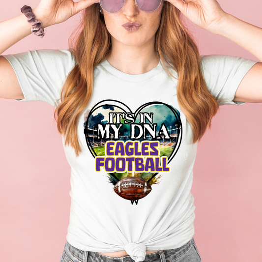 It's In My DNA War Eagles Purple DTF