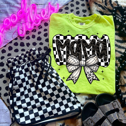 *Mama Sports Bow DTF Transfer