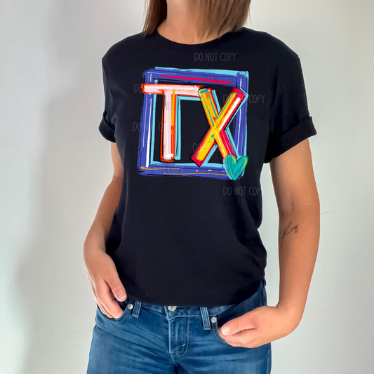 State Cheery Doodle Frames DTF Transfer