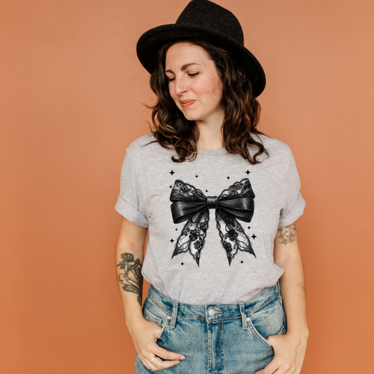 Goth Bow DTF Transfer