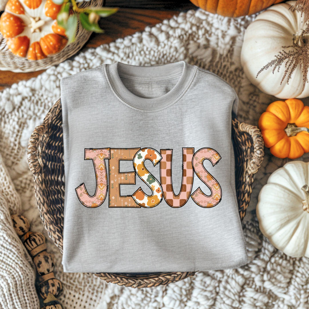 Fall Boho Jesus DTF Transfer