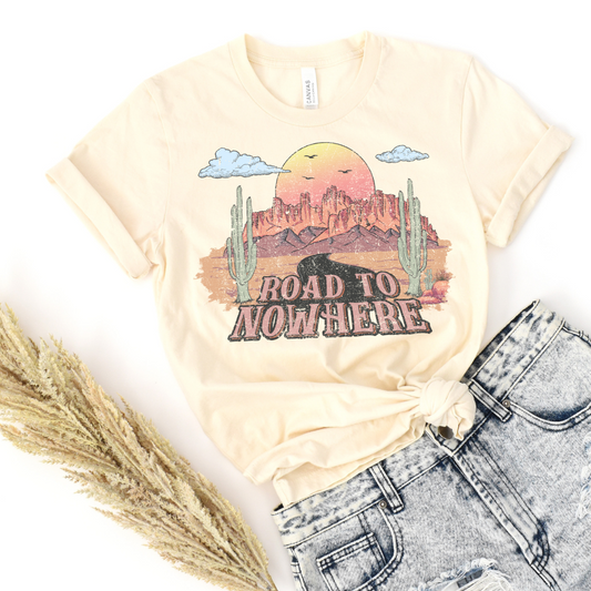 Road To No Where DTF Transfer