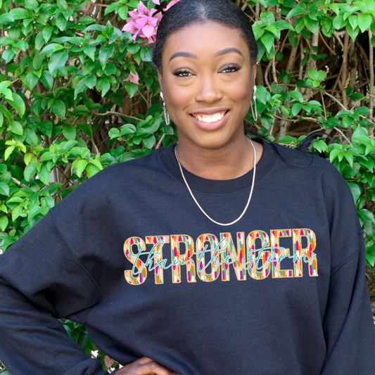 Stronger Than The Storm DTF Transfer