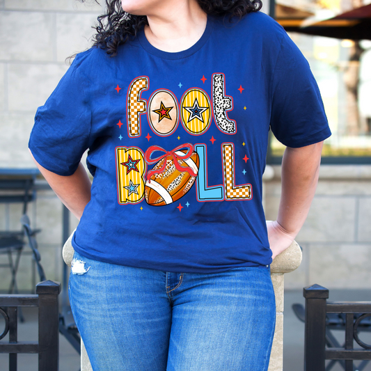 Football Neon Stars DTF Transfer