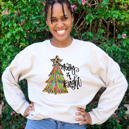 Watercolor Christmas Tree DTF