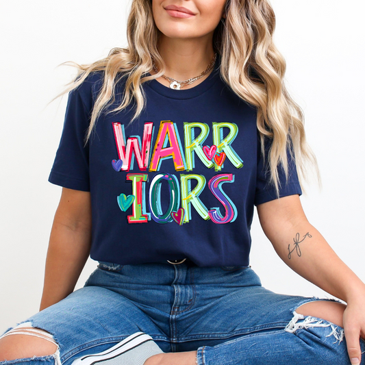 Cheery Doodle Warriors DTF Transfers