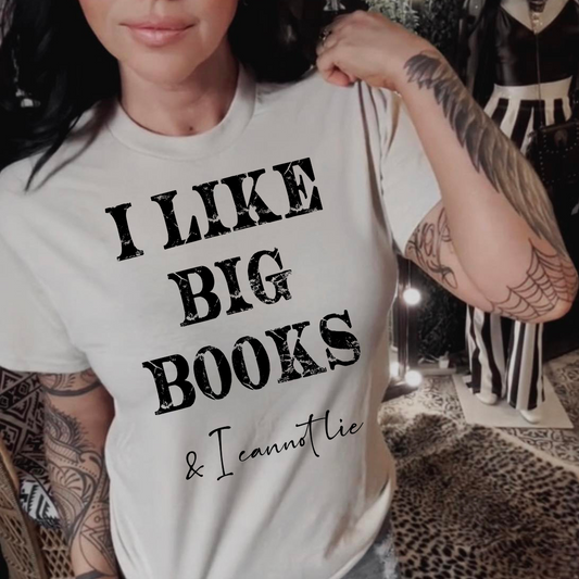 I Like Big Books DTF Transfer